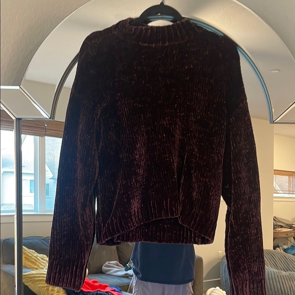 Sanctuary Purple Crew Neck Sweater